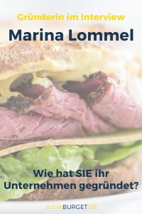 So hat SIE es gemacht: Marina Lommel von Foodpunk.de