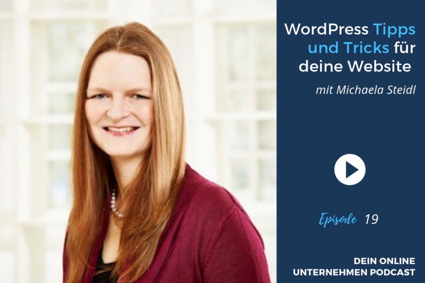 WordPress Tipps und Tricks mit Michaela Steidl